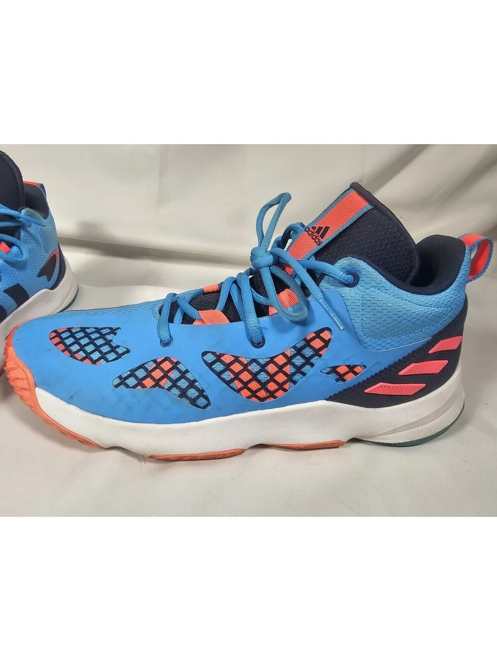 2021 Adidas Pro N3XT Basketball Shoes GY2876 Blue/Pink Men's Size 12 Sneakers